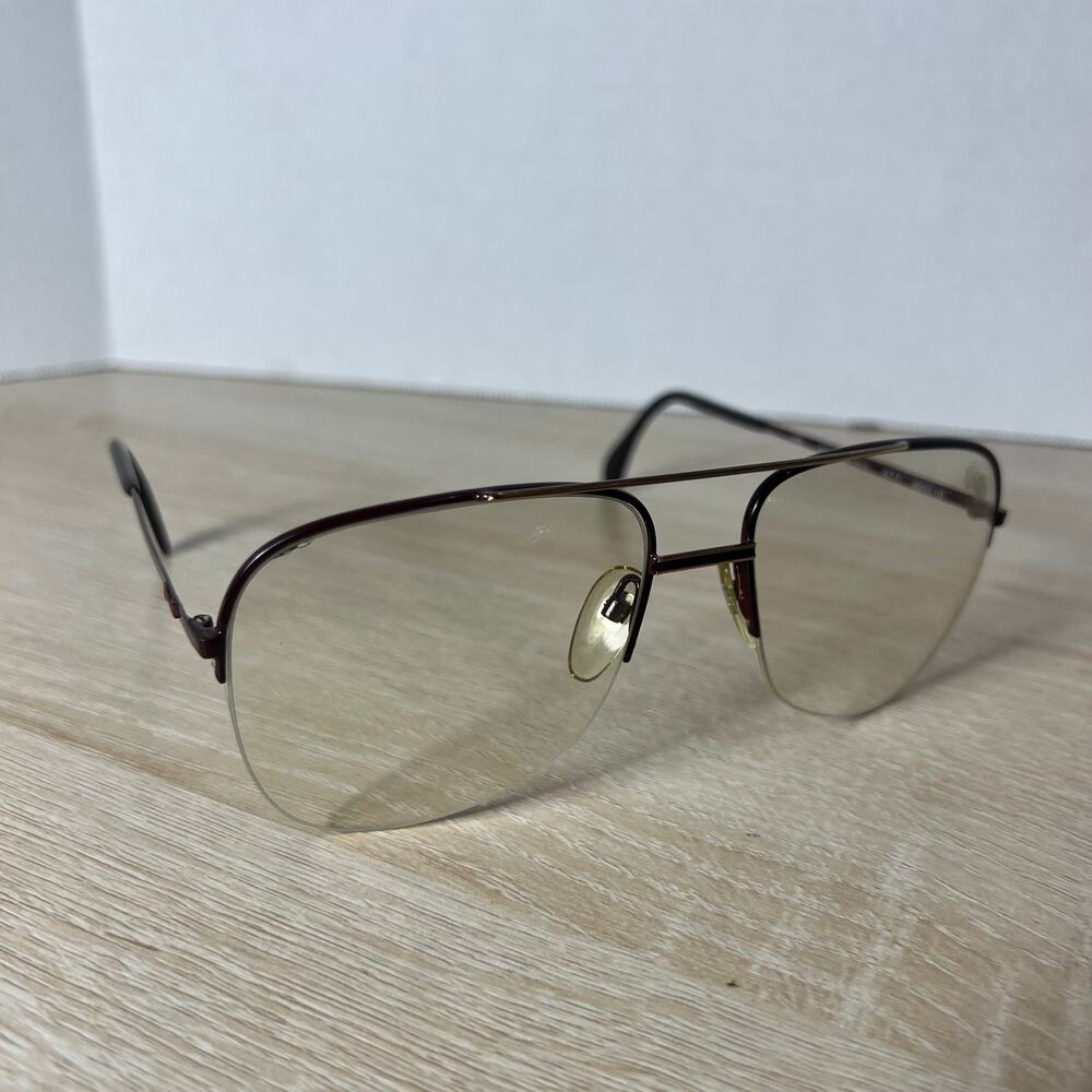 Neostyle Academic 310 877 Oversized Eyeglasses Half Rim Red Frames 60-18-145